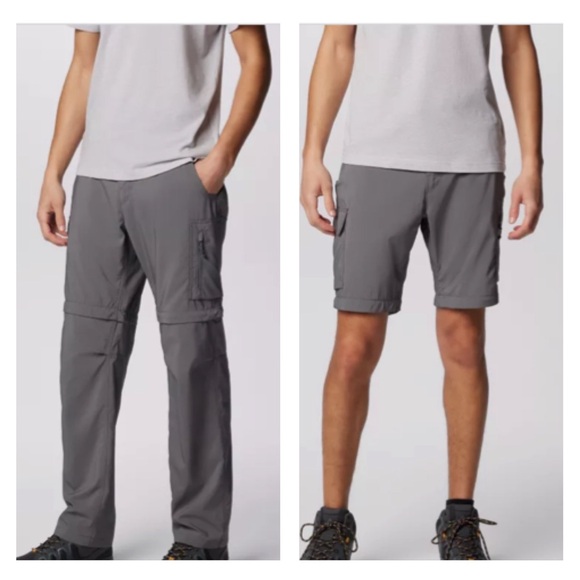 Columbia Silver Ridge Utility Convertible Pants Omni Shade 40/32 Zip Off Shorts - Picture 1 of 16
